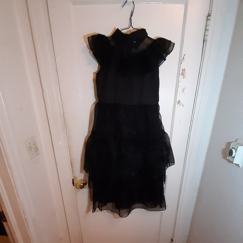 Black Costume Girls Dress , 9-10 years